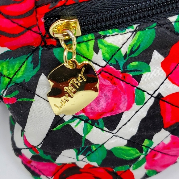 Luv Betsey by Betsy Johnson Rose Adjustable Crossbody Quilted Bag - Picture 4 of 9